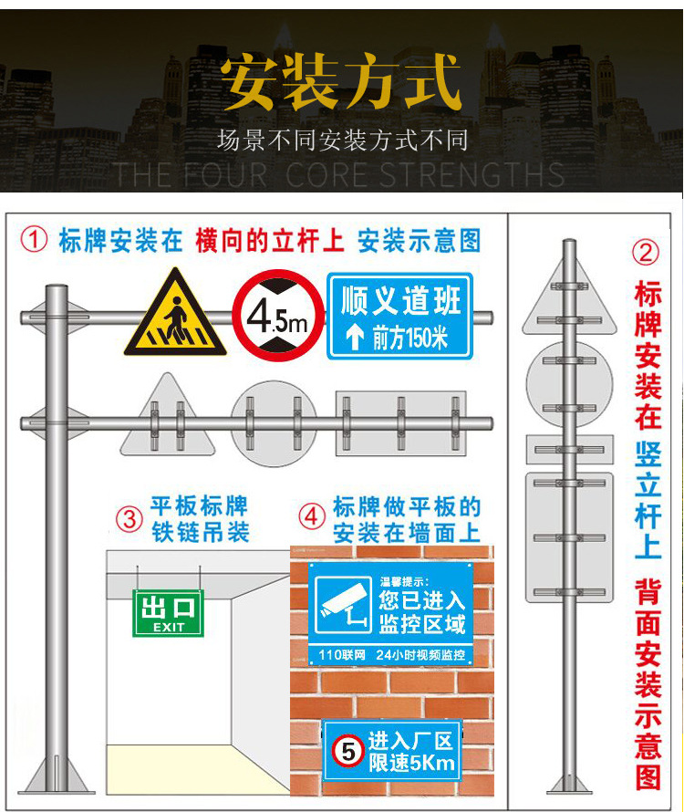 工廠直營 打造高辨識(shí)度的交通標(biāo)識(shí)牌，護(hù)航道路交通安全